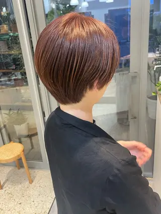 ショート カラー 土橋 香のヘアスタイル