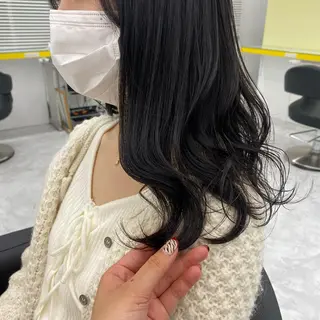 セミロング カラー ヘアアレンジ mai🍑暖色カラー /レイヤー💖のヘアスタイル