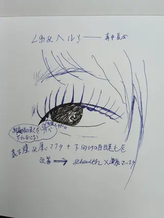 マツエク・マツパ 井本 真凜のマツエク・マツパデザイン