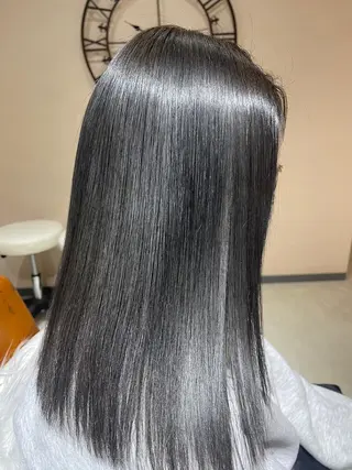 セミロング 稲垣 優奈のヘアスタイル