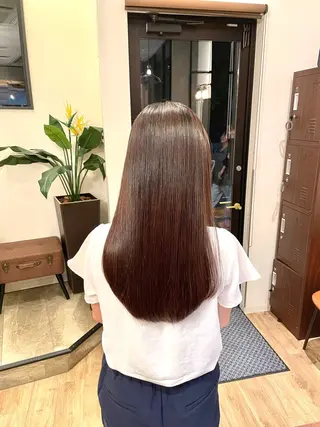 ロング 安倍 辰哉のヘアスタイル