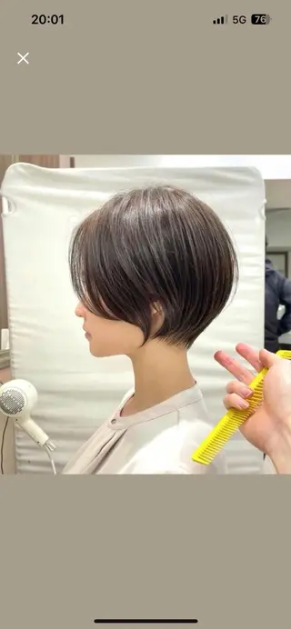 ショート 赤み消しカラー/ ナチュラル/トモキのヘアスタイル