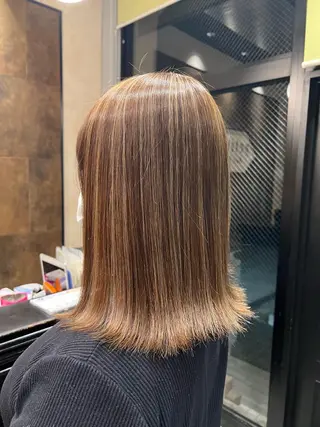 ミディアム カラー ✨ブリーチカラー /菜月‪‪✨のヘアスタイル