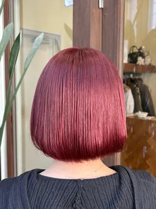 ミディアム カラー 髙木 優人のヘアスタイル