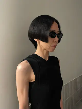 ショート カラー HARUKA/原宿 ショートカットモデルのヘアスタイル