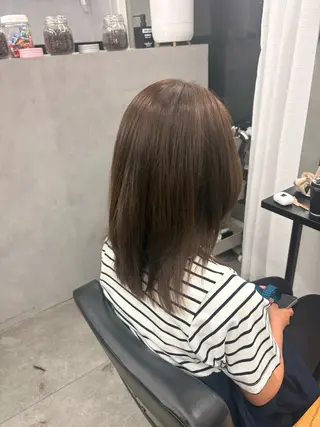 ミディアム カラー LIV My【マイ】 髪質改善/箕面のヘアスタイル