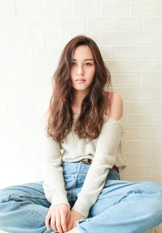 ロング カラー パーマ 🌈限定価格🌈 鈴木　瑛輔のヘアスタイル