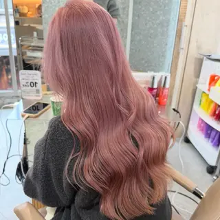 セミロング カラー ヘーゼルベージュ 🩰🤎miharuのヘアスタイル