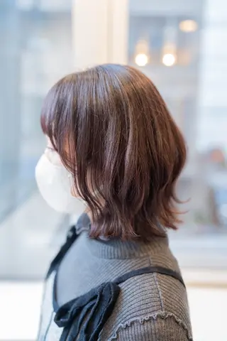 ミディアム カラー Lazo/ 原弥和子のヘアスタイル