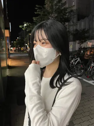 ミディアム カラー 三谷はるな /名古屋/本山のヘアスタイル