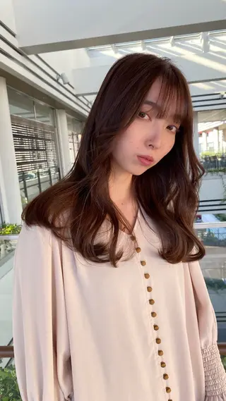 ロング カラー RURI韓国ボブ 🇰🇷タッセルボブのヘアスタイル