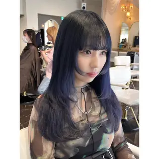 ロング カラー miyu /トレンド カラー×艶髪のヘアスタイル