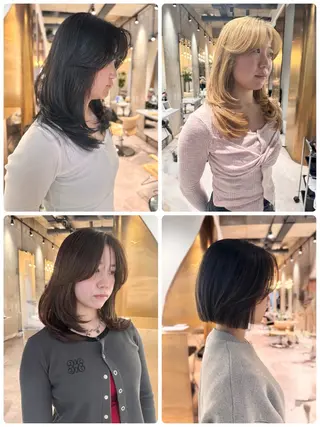 ミディアム カラー ☀️海外レイヤー 🇺🇸/ヒナコのヘアスタイル