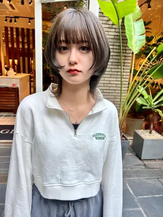 ミディアム 【ロングウルフカット 姫カット】伊藤裕哉のヘアスタイル