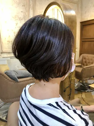 ショート カラー 鷺沼駅徒歩1分 キシタクのヘアスタイル