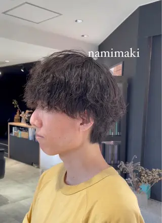 パーマ メンズ 長町/酸性ストレート /曲がる縮毛矯正のヘアスタイル