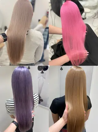 ロング Haruna/河原町 ハイトーン🤍のヘアスタイル