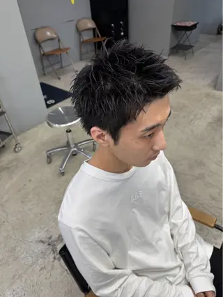 ショート メンズ メンズ専門サロン wokeのヘアスタイル