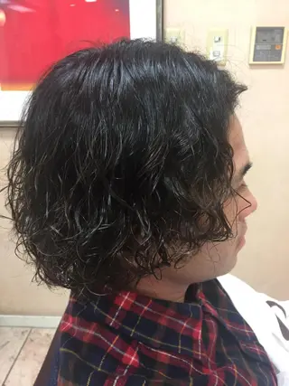パーマ メンズ 縮毛矯正×髪質改善 店長　DAITOのヘアスタイル