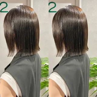 ショート ボブ/髪質改善/ ミディアム/浅川俊輝のヘアスタイル