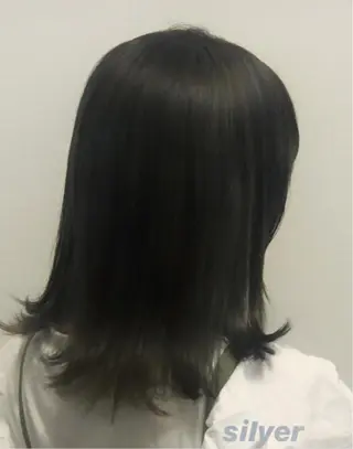 セミロング ヘアアレンジ 美容室sand 横浜のヘアスタイル