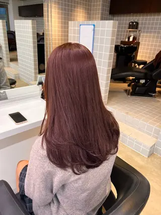 ロング カラー 💖札幌カラー 指名No.1💖玲奈のヘアスタイル