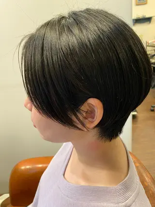 ショート liL  hair サトウリョウタのヘアスタイル
