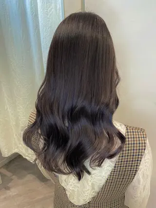 ロング カラー 顔まわりカット🌟 くびれヘア/寺門遥輝のヘアスタイル