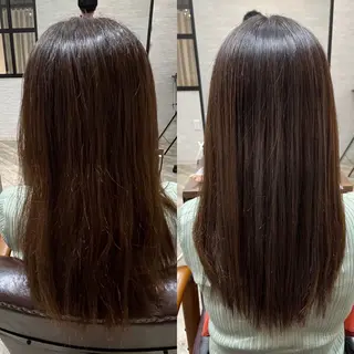 ロング ✨美髪縮毛矯正× カット特化/佐藤恵太のヘアスタイル