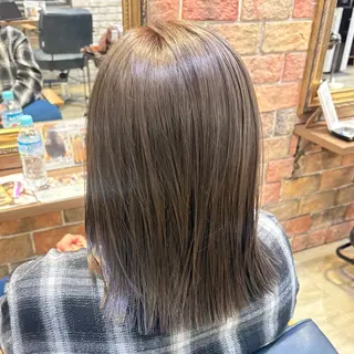 ミディアム カラー 髪質改善/縮毛矯正 💜COCORO💜のヘアスタイル
