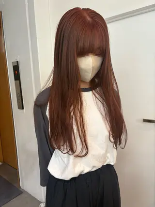 セミロング カラー ichika/福岡 /透明感カラー🤎のヘアスタイル