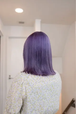 ミディアム カラー ヘアアレンジ 🦠デザインカラー/ 魚瀬あおい🦠のヘアスタイル