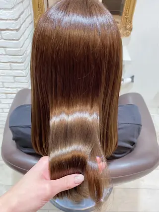 ミディアム カラー ヘアアレンジ 🦋レイヤー特化/ 羽エク/ナツミ🦋のヘアスタイル
