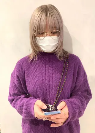 ショート カラー ハイトーン特化サロン 代表 中谷蓮のヘアスタイル