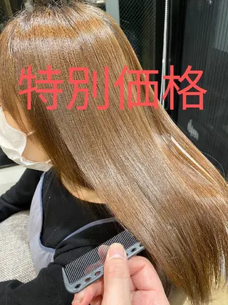 ロング カラー 深夜まで営業中‼️ レム髪質改善のヘアスタイル