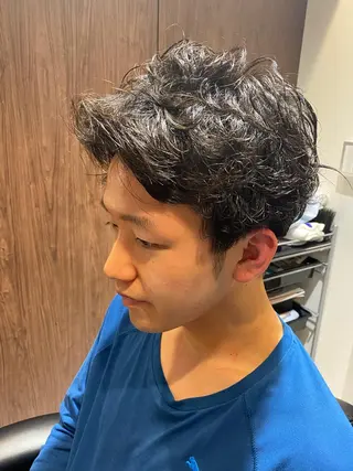 ショート 小野 大輔のヘアスタイル
