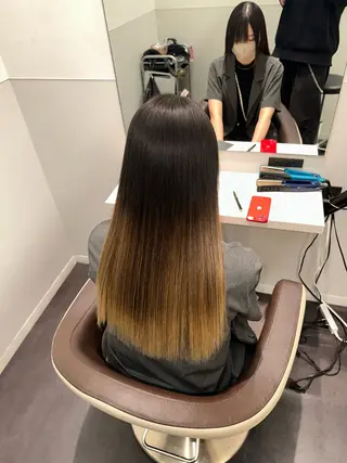 セミロング 美髪特化✨ 伊織✨縮毛矯正✨のヘアスタイル