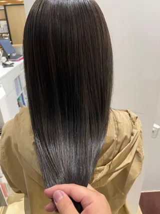 セミロング カラー 美髪形成！色素改善！ 秋田　和輝のヘアスタイル