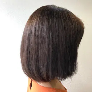 ミディアム カラー 菅沢 奈生のヘアスタイル