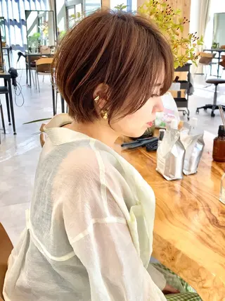 ショート 上野 竜馬のヘアスタイル