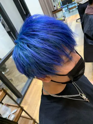 カラー メンズ 天野 開のヘアスタイル