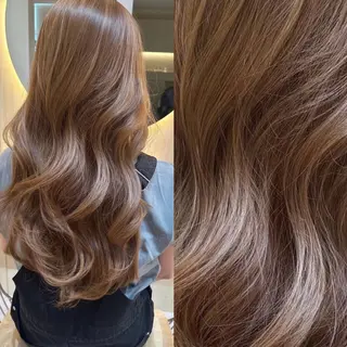 ロング カラー 松田 優作のヘアスタイル