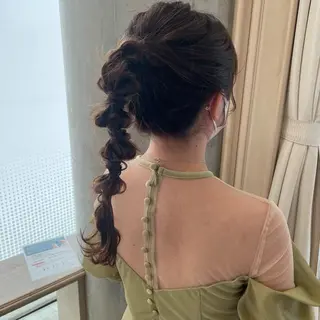 ヘアアレンジ 🍪ﾖｼｲﾊﾙﾈ🍪 ﾗﾍﾞﾝﾀﾞｰｶﾗｰのヘアスタイル