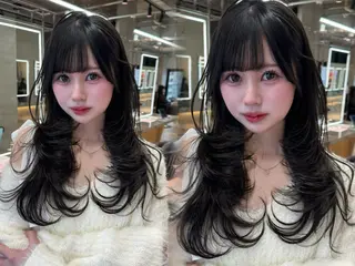 ロング カラー レイヤー/縮毛矯正 のマスター【タケル】のヘアスタイル