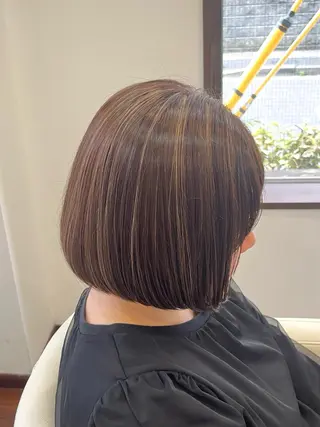 ショート カラー 今在家 玲【艶髪スト レート/メンズ】のヘアスタイル
