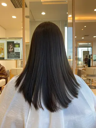 セミロング 村山 豪歩のヘアスタイル