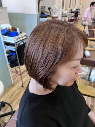 ショート カラー 🐰ハイトーンカラー 畠山　渡🐰のヘアスタイル