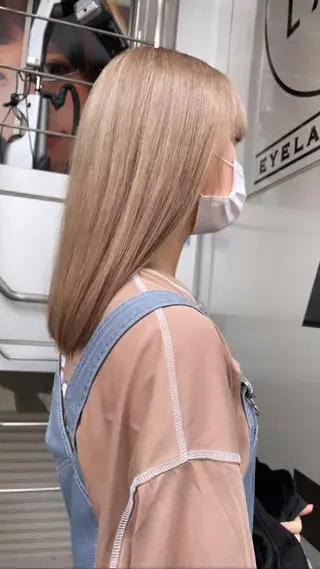 ミディアム カラー Agu  hair you所属・♡ yumaのヘアスタイル