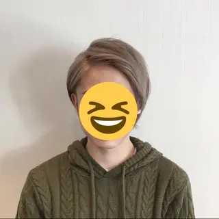 ショート カラー メンズ 小國 綾かのヘアスタイル