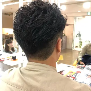 ショート メンズ 奥秋 理紗　sai xのヘアスタイル